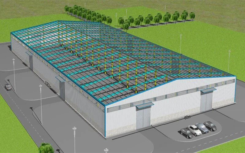 Steel garden workshop